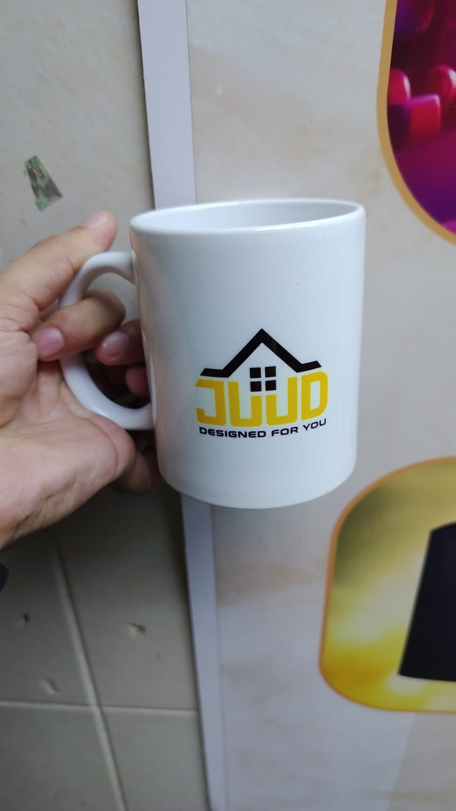 juud 440ml Stoneware Coffee Tea Mug - Dual Color Blue-Green, 9x10cm - Stylish and Durable Large Mug for Hot Beverages - Ideal for Home, Office, and Gifting - Image 3